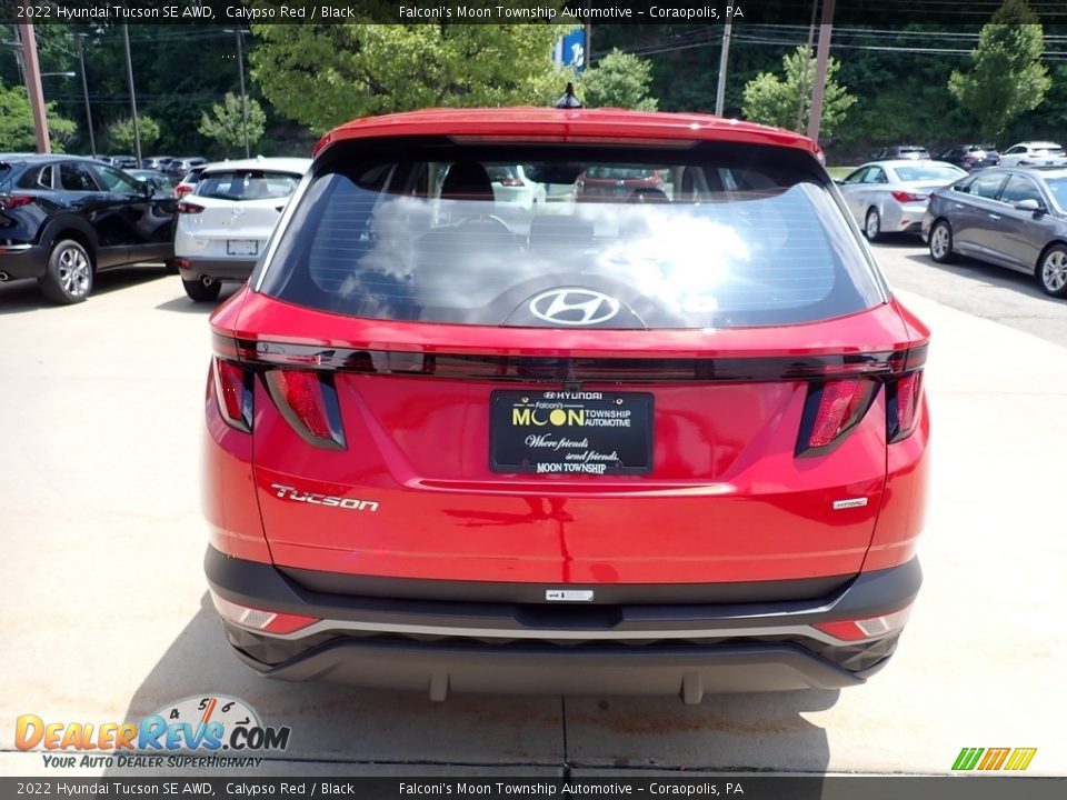 2022 Hyundai Tucson SE AWD Calypso Red / Black Photo #8