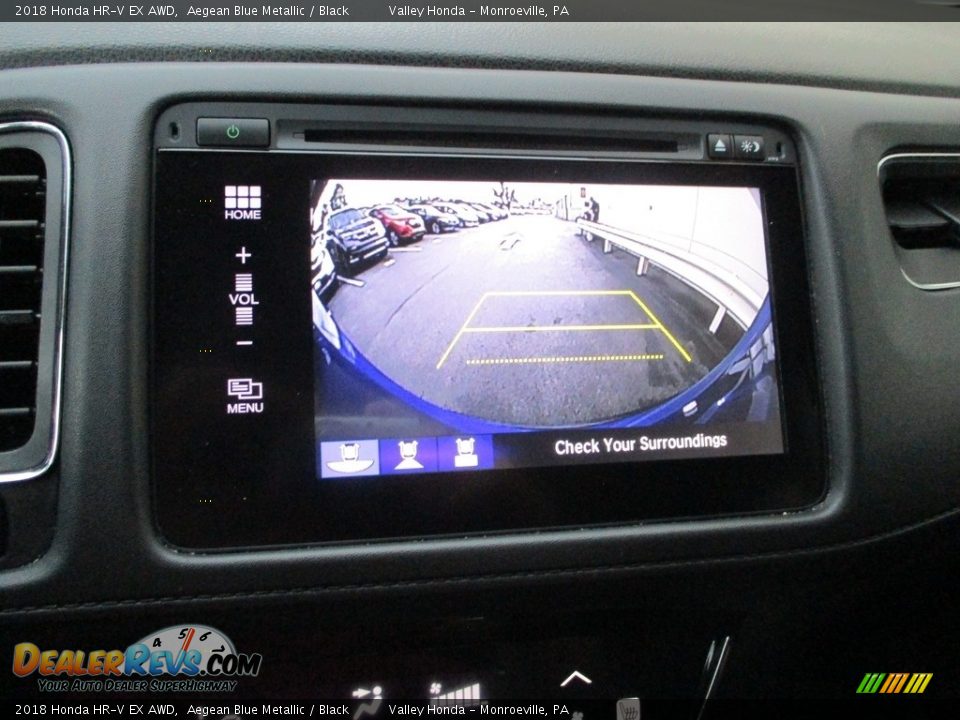 2018 Honda HR-V EX AWD Aegean Blue Metallic / Black Photo #17
