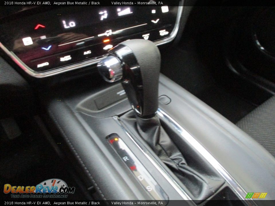 2018 Honda HR-V EX AWD Aegean Blue Metallic / Black Photo #18