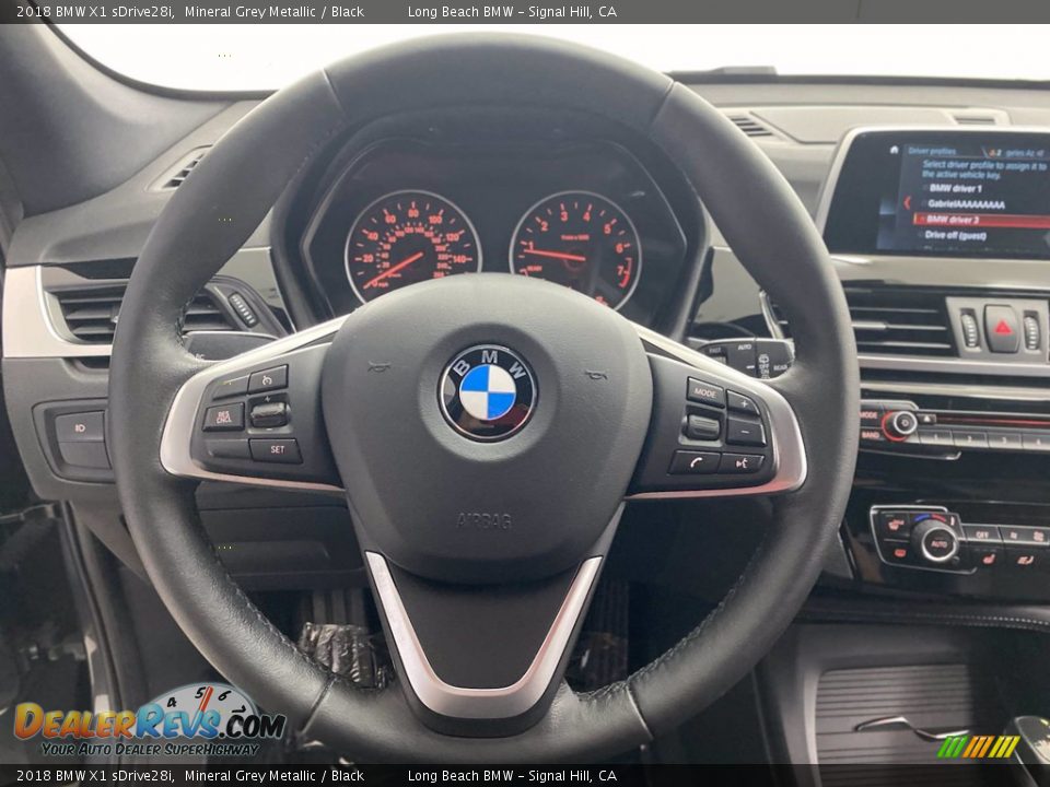 2018 BMW X1 sDrive28i Mineral Grey Metallic / Black Photo #18