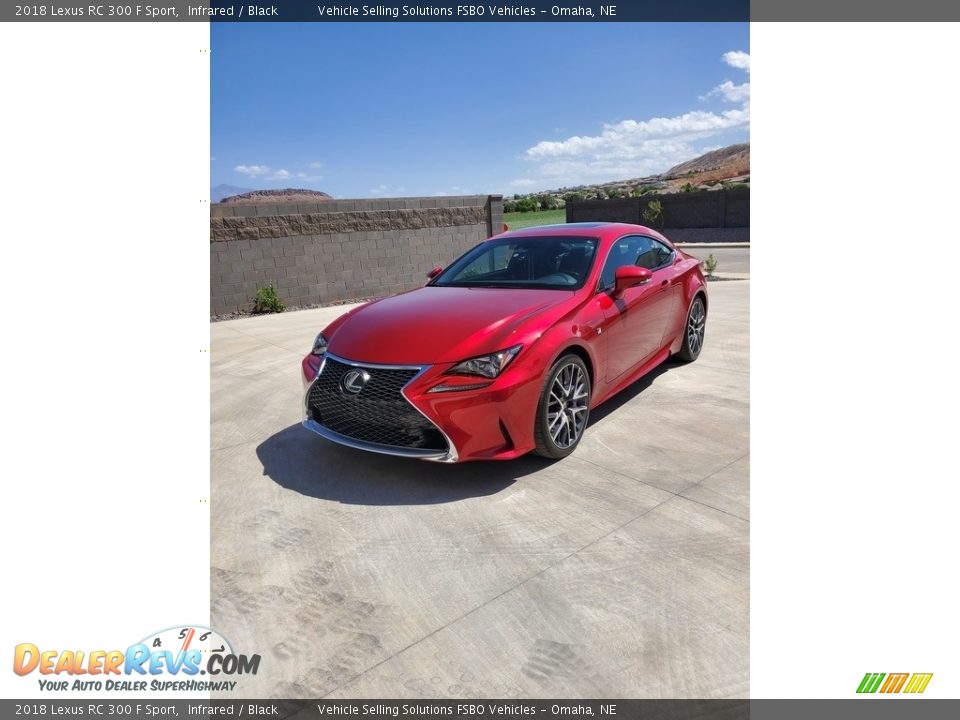 2018 Lexus RC 300 F Sport Infrared / Black Photo #1