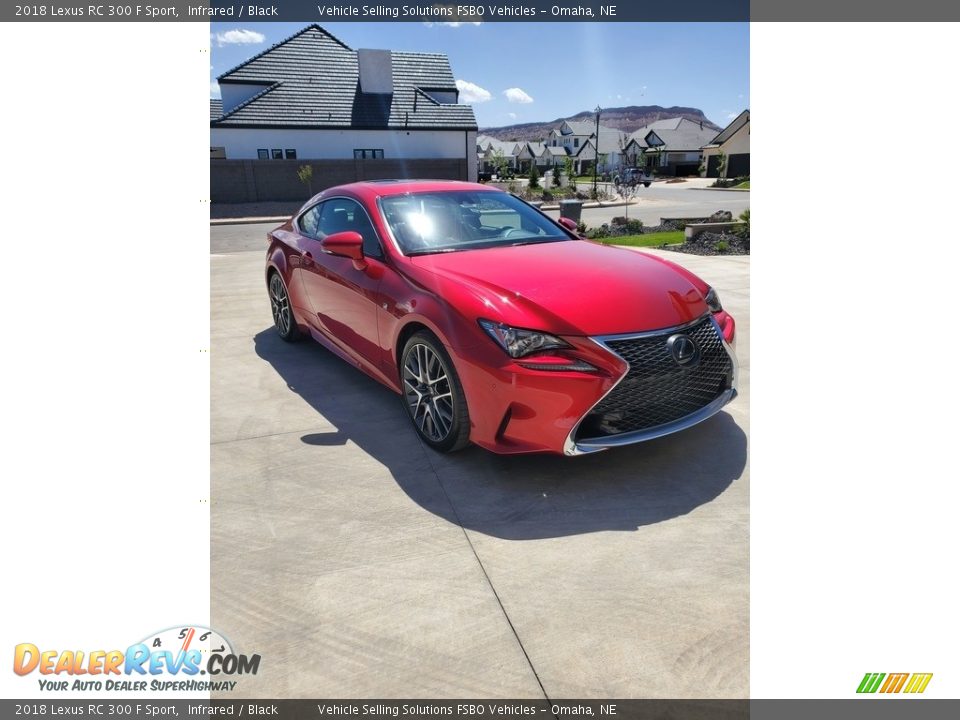 2018 Lexus RC 300 F Sport Infrared / Black Photo #2