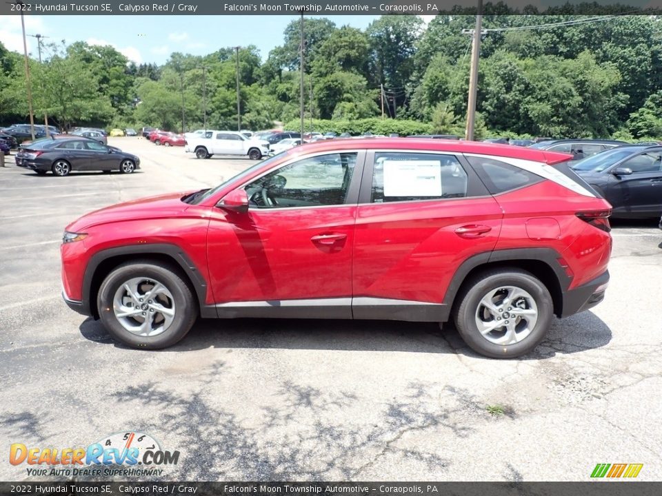 2022 Hyundai Tucson SE Calypso Red / Gray Photo #6