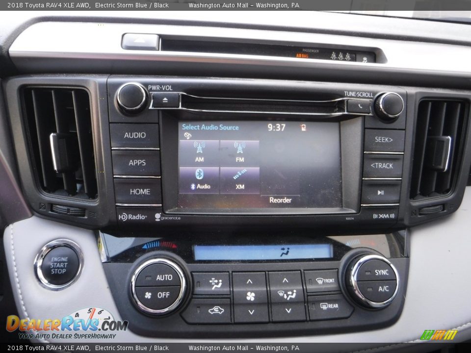 2018 Toyota RAV4 XLE AWD Electric Storm Blue / Black Photo #3