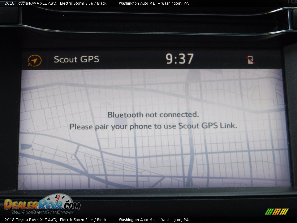 2018 Toyota RAV4 XLE AWD Electric Storm Blue / Black Photo #5