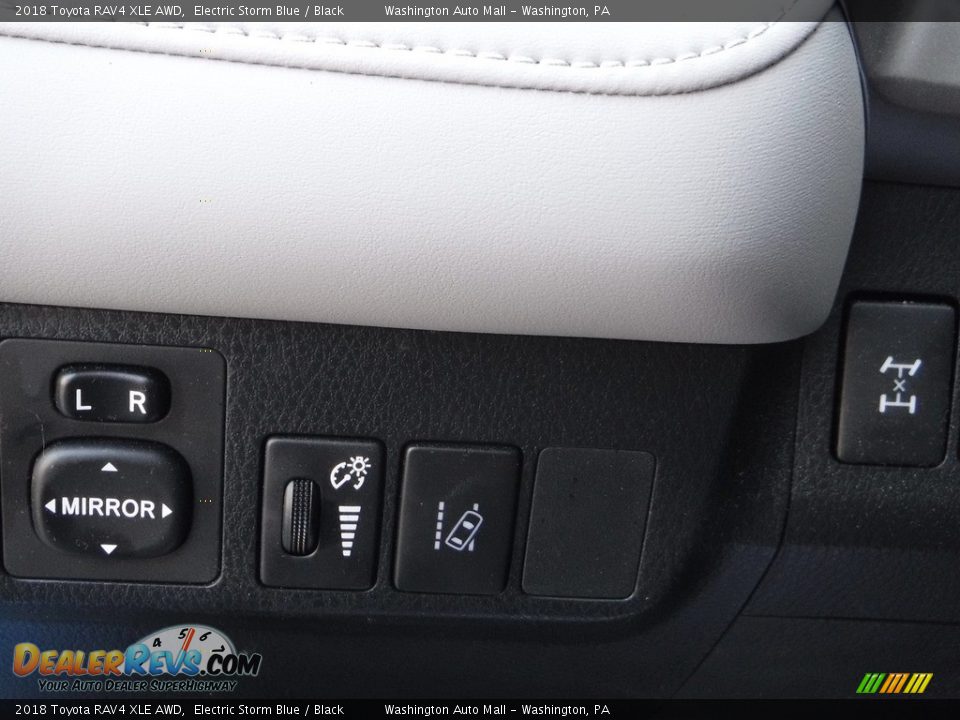 2018 Toyota RAV4 XLE AWD Electric Storm Blue / Black Photo #6