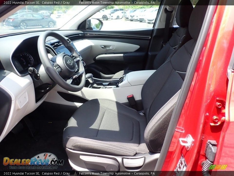 2022 Hyundai Tucson SE Calypso Red / Gray Photo #13