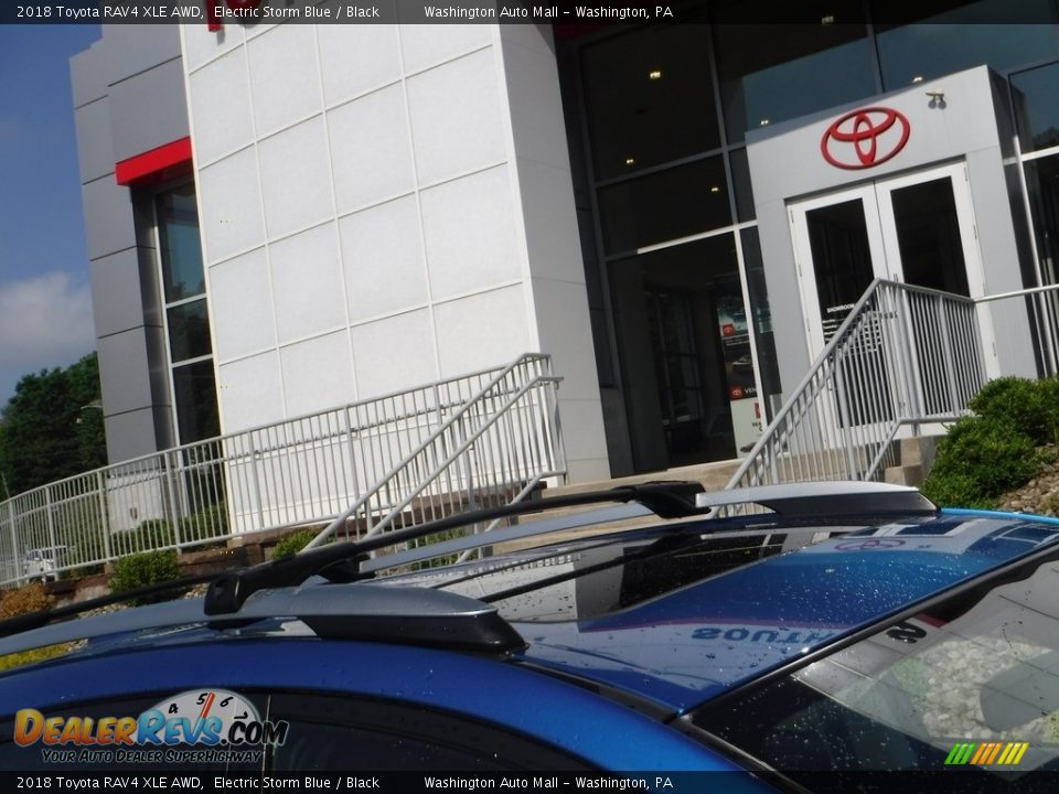 2018 Toyota RAV4 XLE AWD Electric Storm Blue / Black Photo #10