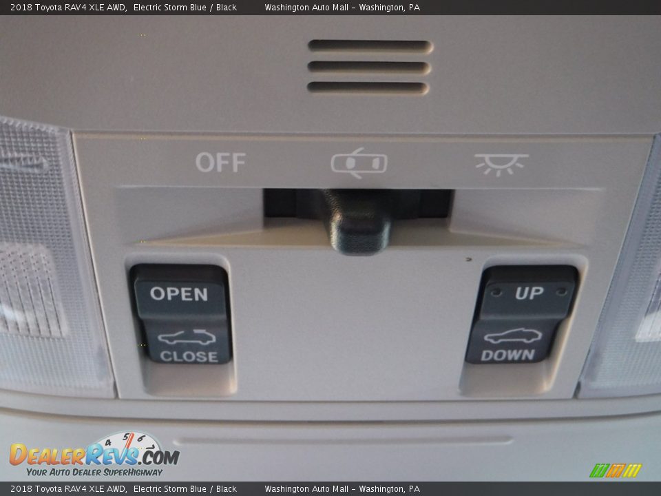 2018 Toyota RAV4 XLE AWD Electric Storm Blue / Black Photo #22