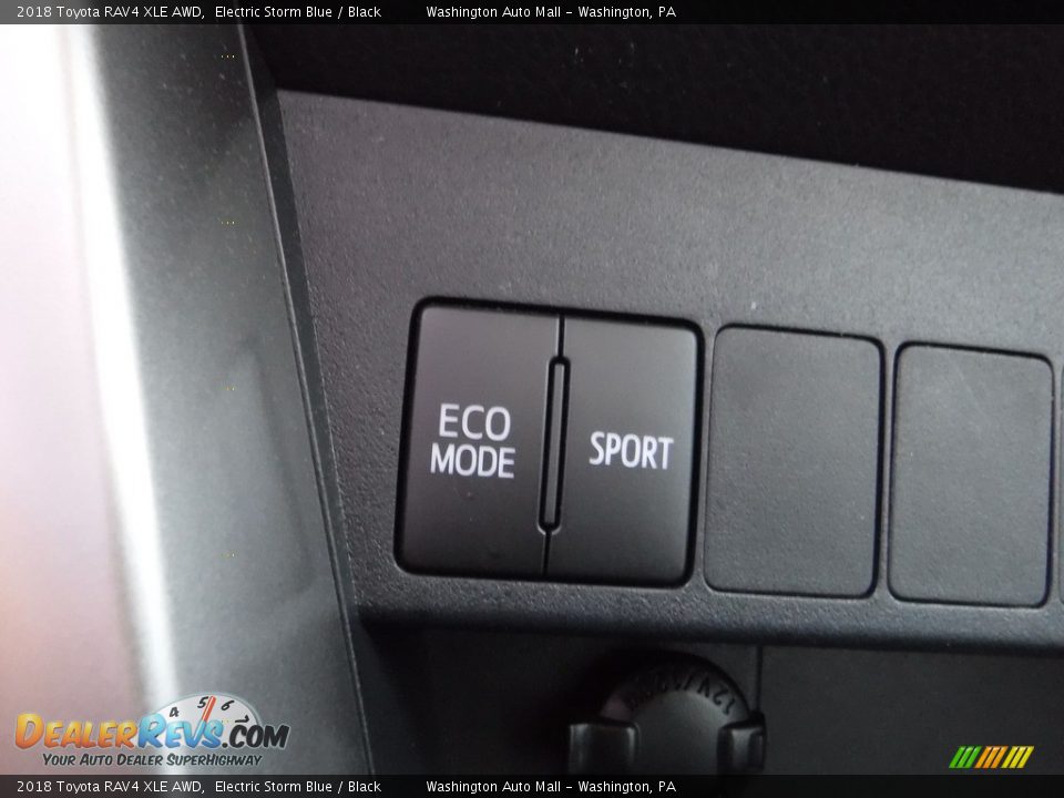 2018 Toyota RAV4 XLE AWD Electric Storm Blue / Black Photo #23