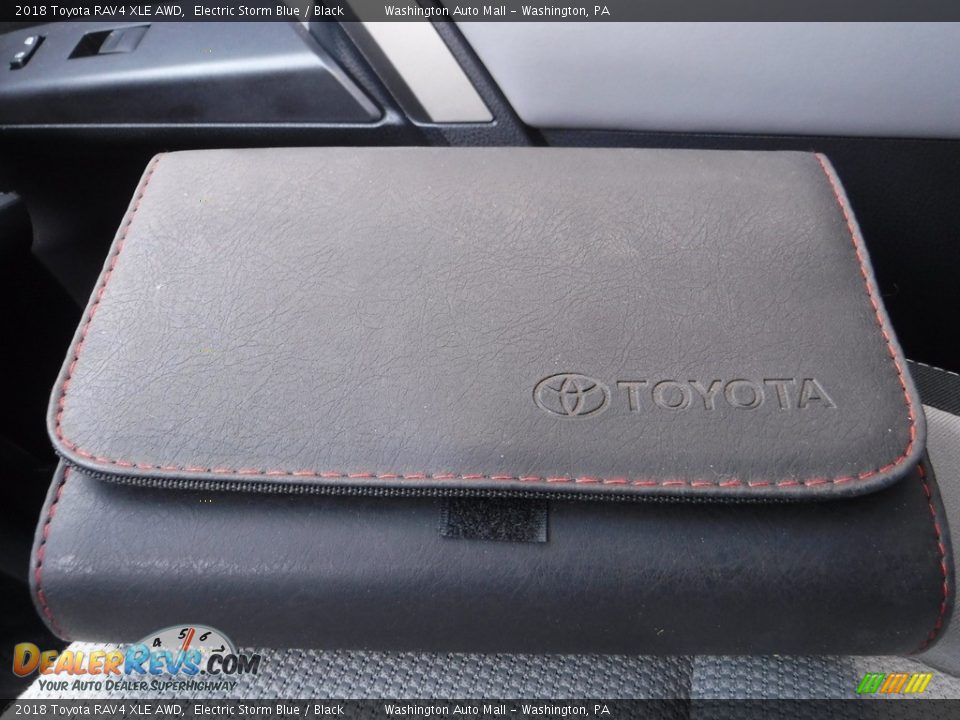 2018 Toyota RAV4 XLE AWD Electric Storm Blue / Black Photo #28