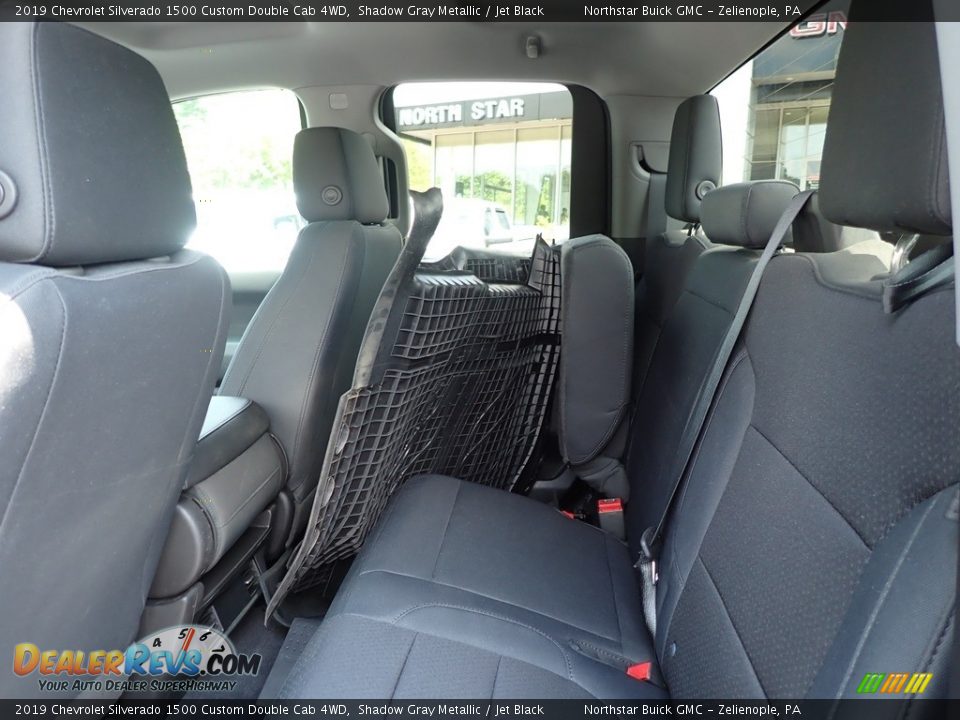 2019 Chevrolet Silverado 1500 Custom Double Cab 4WD Shadow Gray Metallic / Jet Black Photo #18