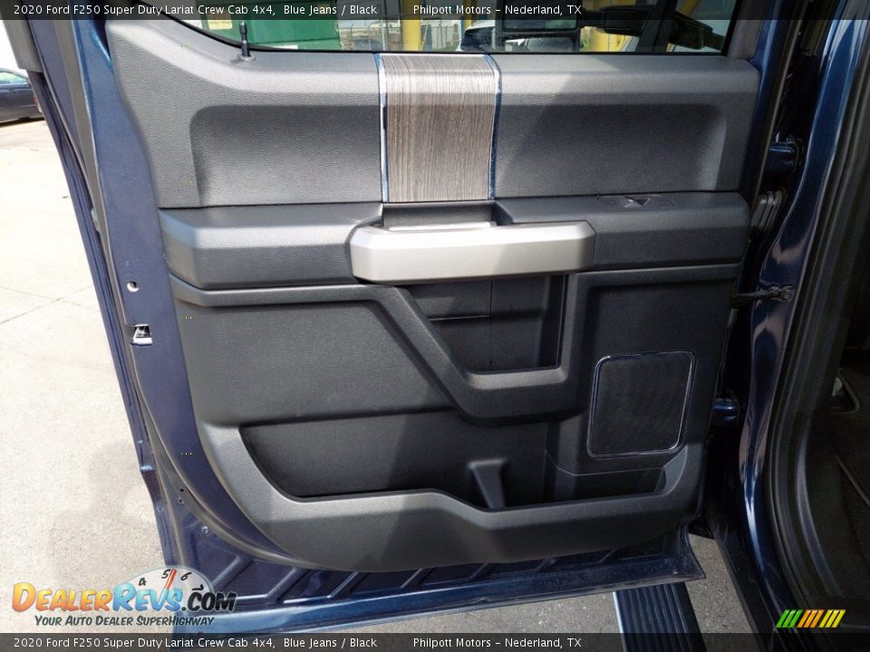 2020 Ford F250 Super Duty Lariat Crew Cab 4x4 Blue Jeans / Black Photo #23