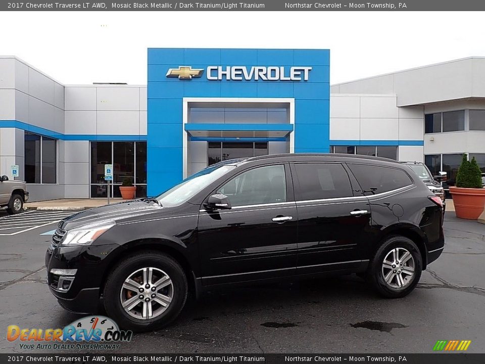 2017 Chevrolet Traverse LT AWD Mosaic Black Metallic / Dark Titanium/Light Titanium Photo #1