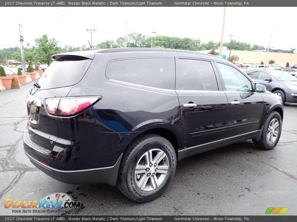 2017 Chevrolet Traverse LT AWD Mosaic Black Metallic / Dark Titanium/Light Titanium Photo #9