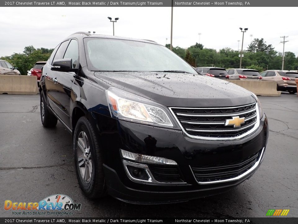 2017 Chevrolet Traverse LT AWD Mosaic Black Metallic / Dark Titanium/Light Titanium Photo #12