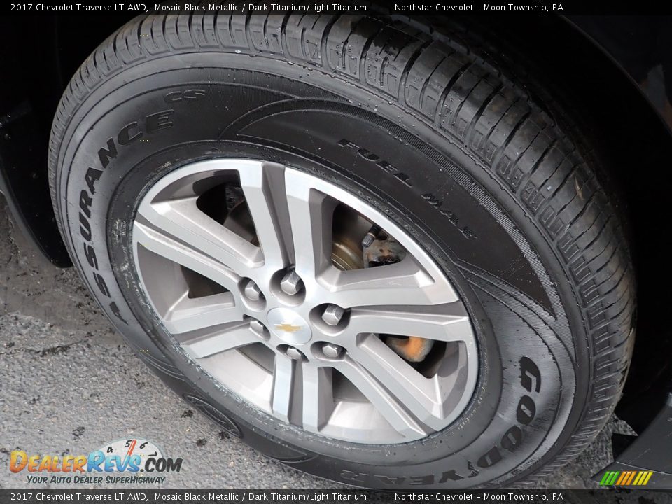 2017 Chevrolet Traverse LT AWD Mosaic Black Metallic / Dark Titanium/Light Titanium Photo #14