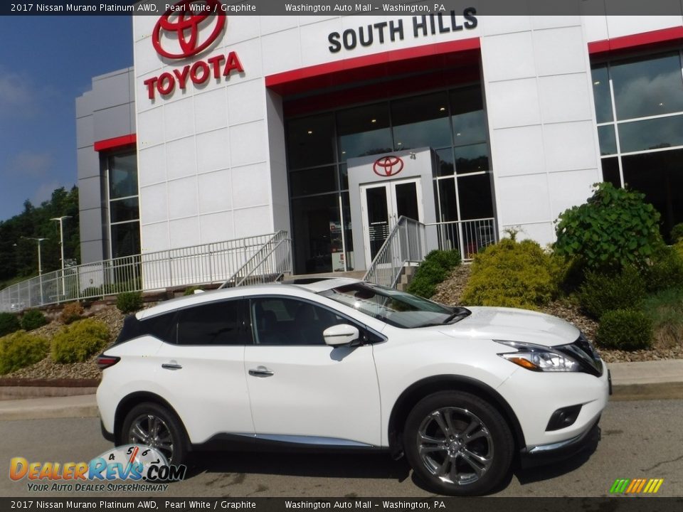 2017 Nissan Murano Platinum AWD Pearl White / Graphite Photo #2