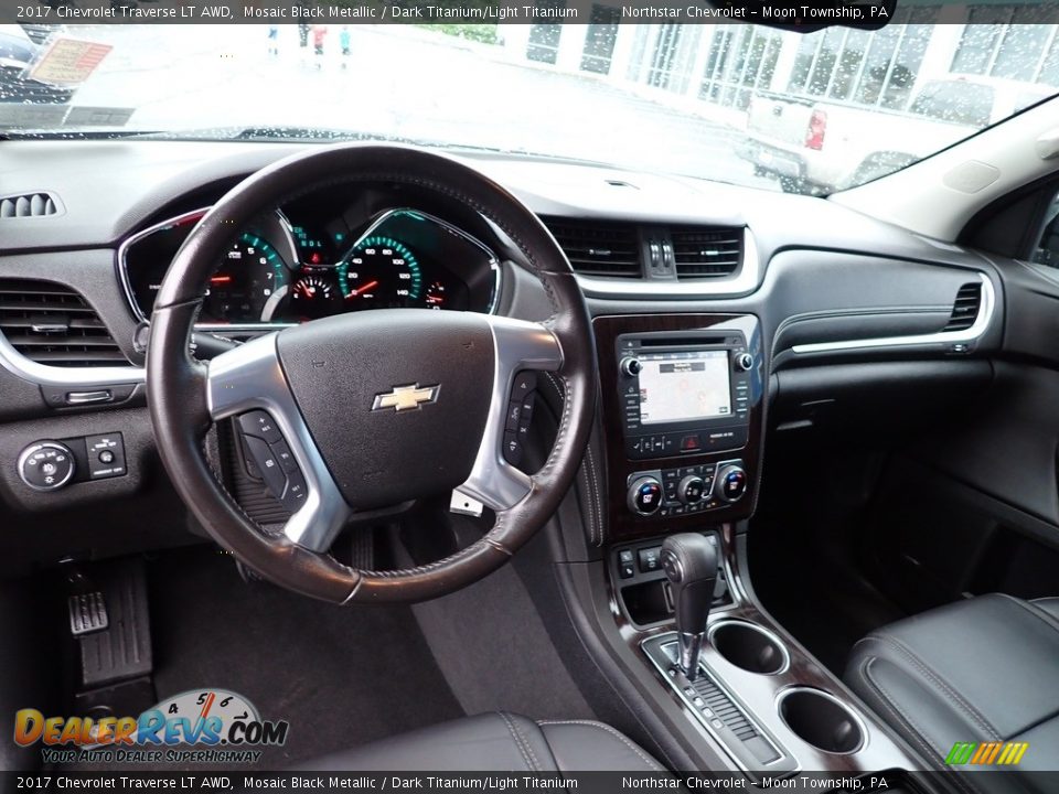 2017 Chevrolet Traverse LT AWD Mosaic Black Metallic / Dark Titanium/Light Titanium Photo #22