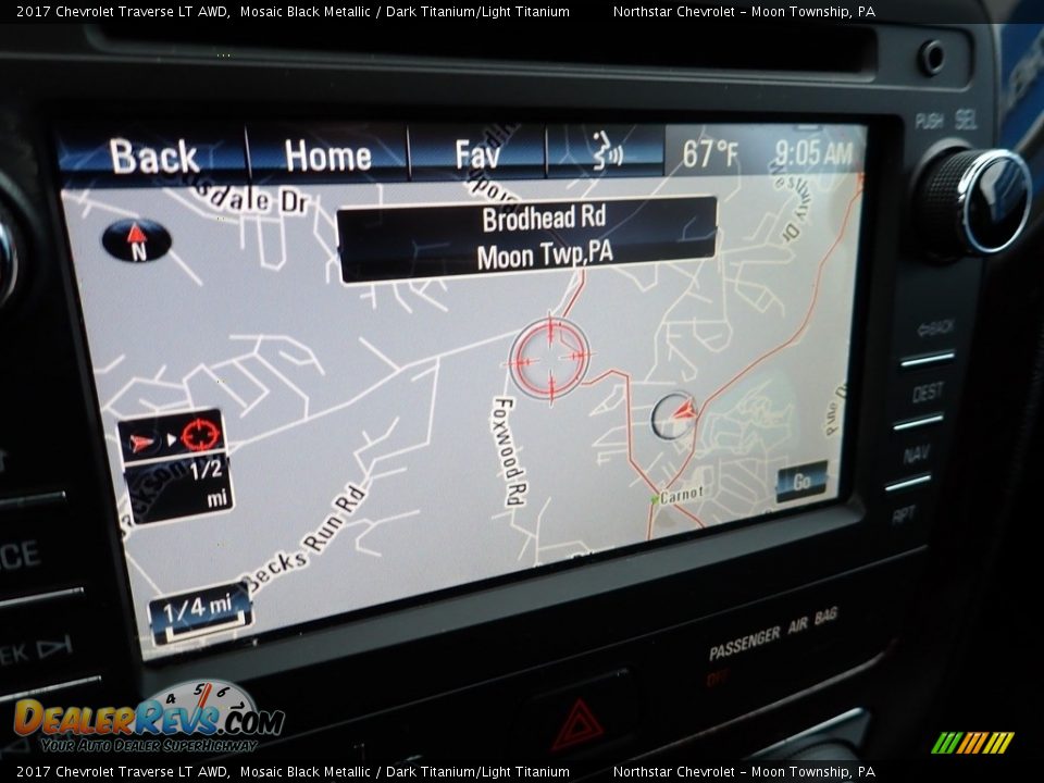 2017 Chevrolet Traverse LT AWD Mosaic Black Metallic / Dark Titanium/Light Titanium Photo #25