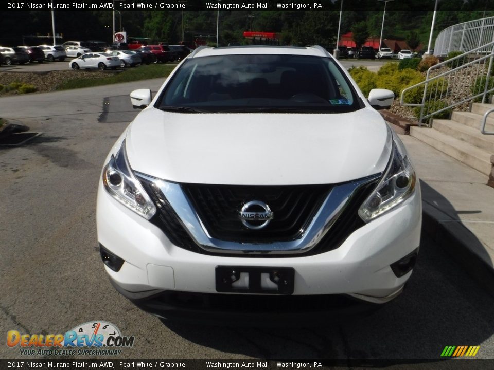 2017 Nissan Murano Platinum AWD Pearl White / Graphite Photo #12