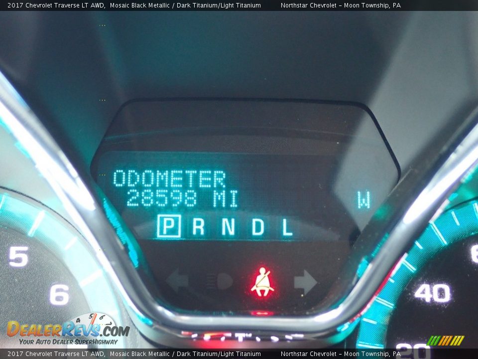 2017 Chevrolet Traverse LT AWD Mosaic Black Metallic / Dark Titanium/Light Titanium Photo #29