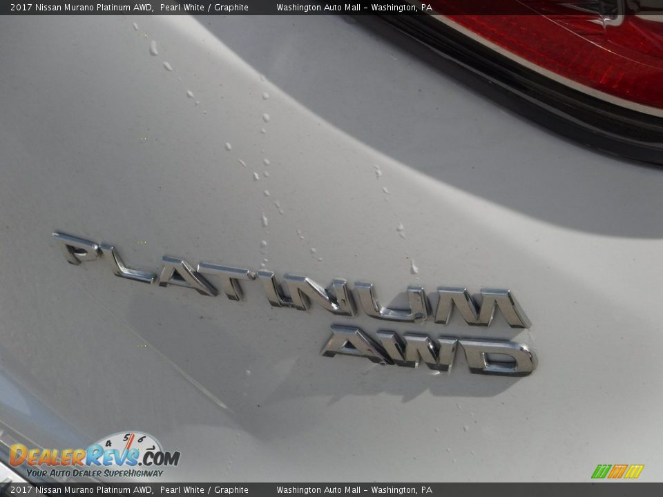 2017 Nissan Murano Platinum AWD Pearl White / Graphite Photo #18
