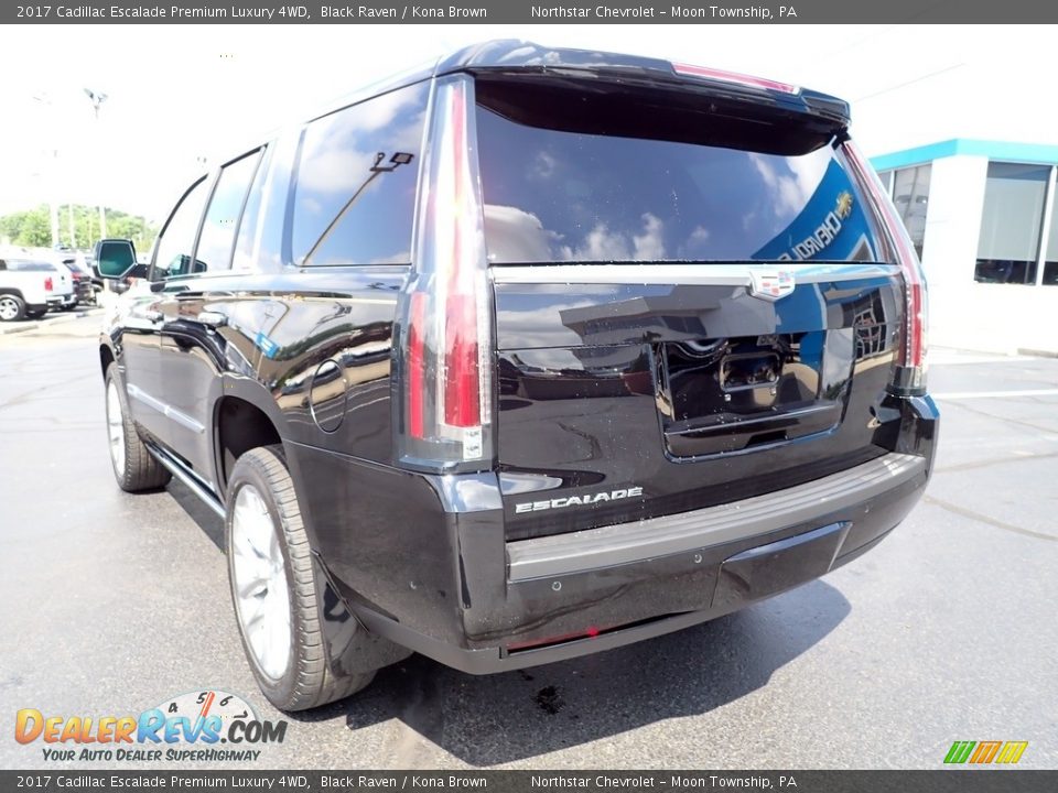 2017 Cadillac Escalade Premium Luxury 4WD Black Raven / Kona Brown Photo #5