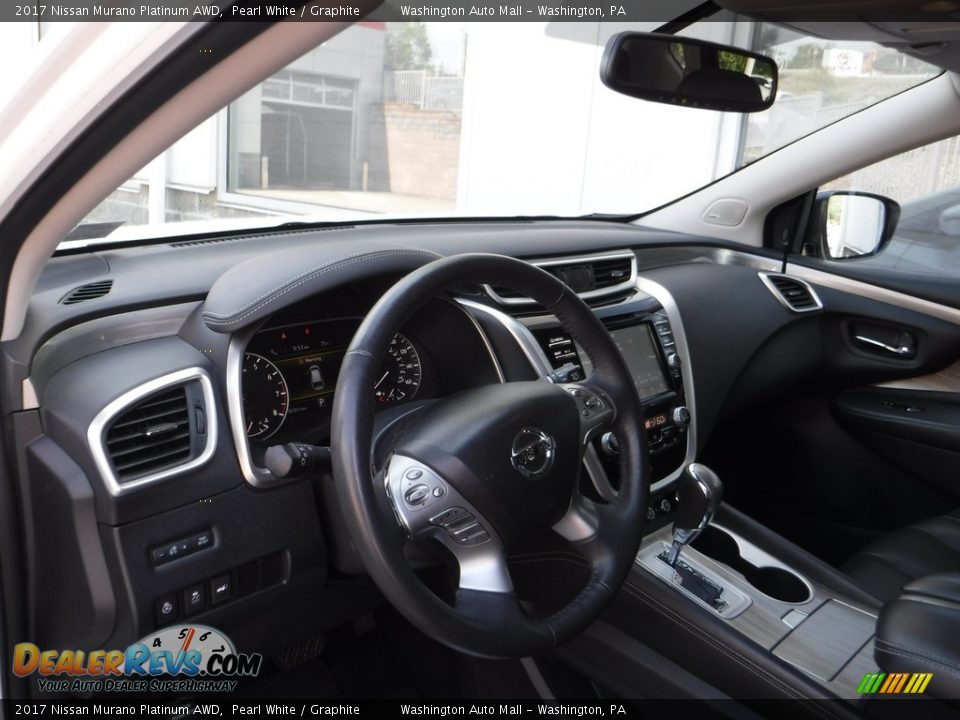 2017 Nissan Murano Platinum AWD Pearl White / Graphite Photo #21