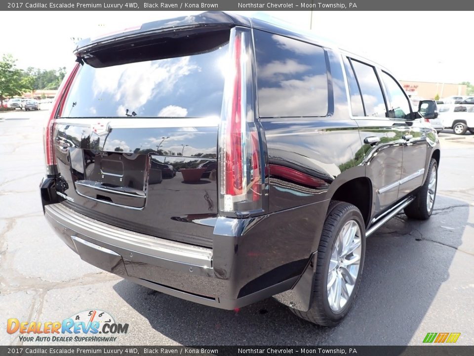 2017 Cadillac Escalade Premium Luxury 4WD Black Raven / Kona Brown Photo #8