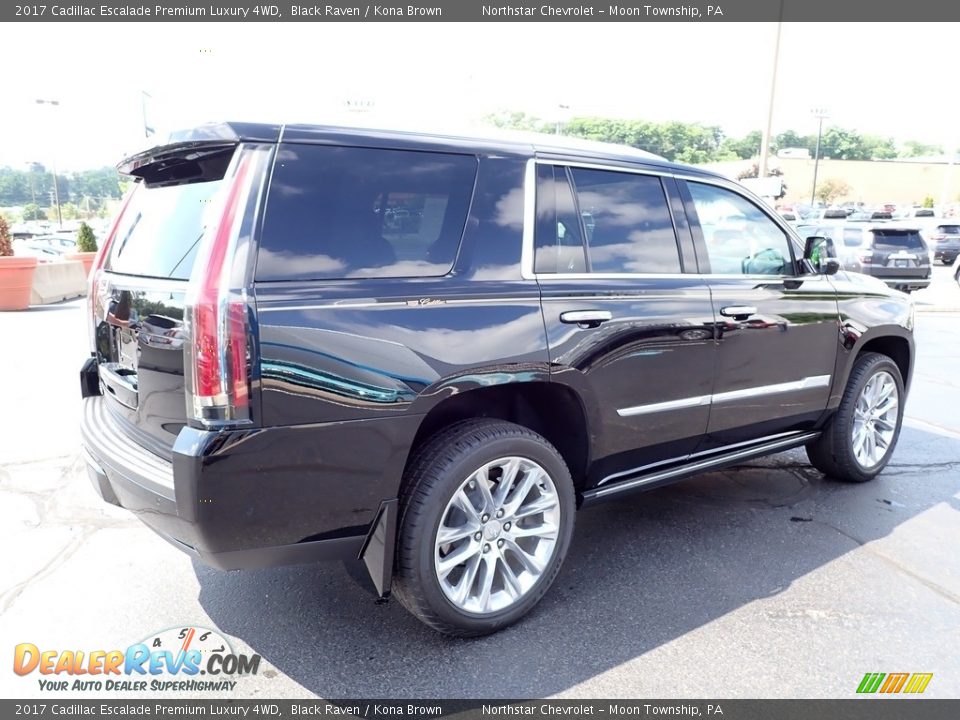 2017 Cadillac Escalade Premium Luxury 4WD Black Raven / Kona Brown Photo #9