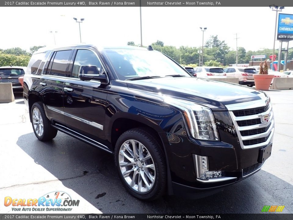 2017 Cadillac Escalade Premium Luxury 4WD Black Raven / Kona Brown Photo #11