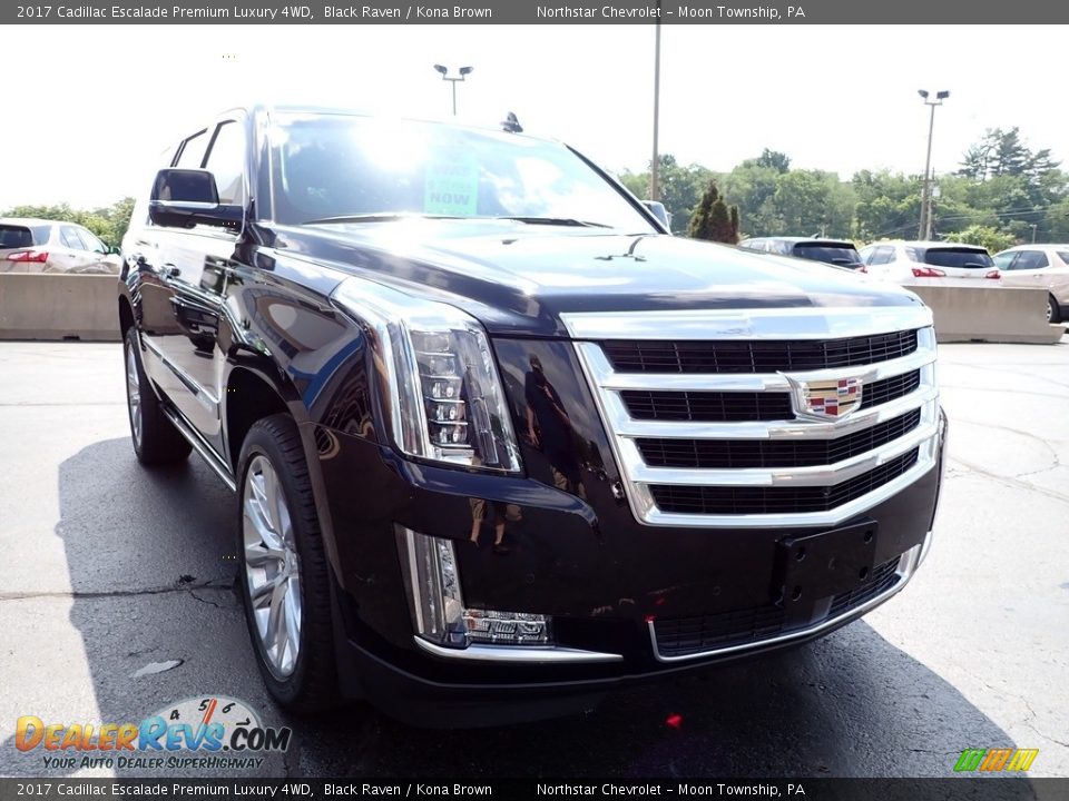 2017 Cadillac Escalade Premium Luxury 4WD Black Raven / Kona Brown Photo #12