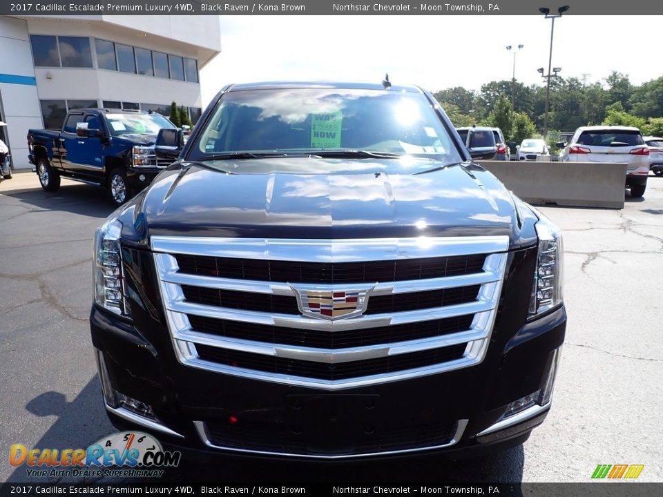 2017 Cadillac Escalade Premium Luxury 4WD Black Raven / Kona Brown Photo #13