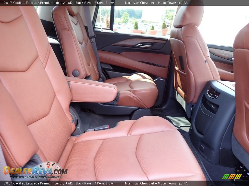 Rear Seat of 2017 Cadillac Escalade Premium Luxury 4WD Photo #18