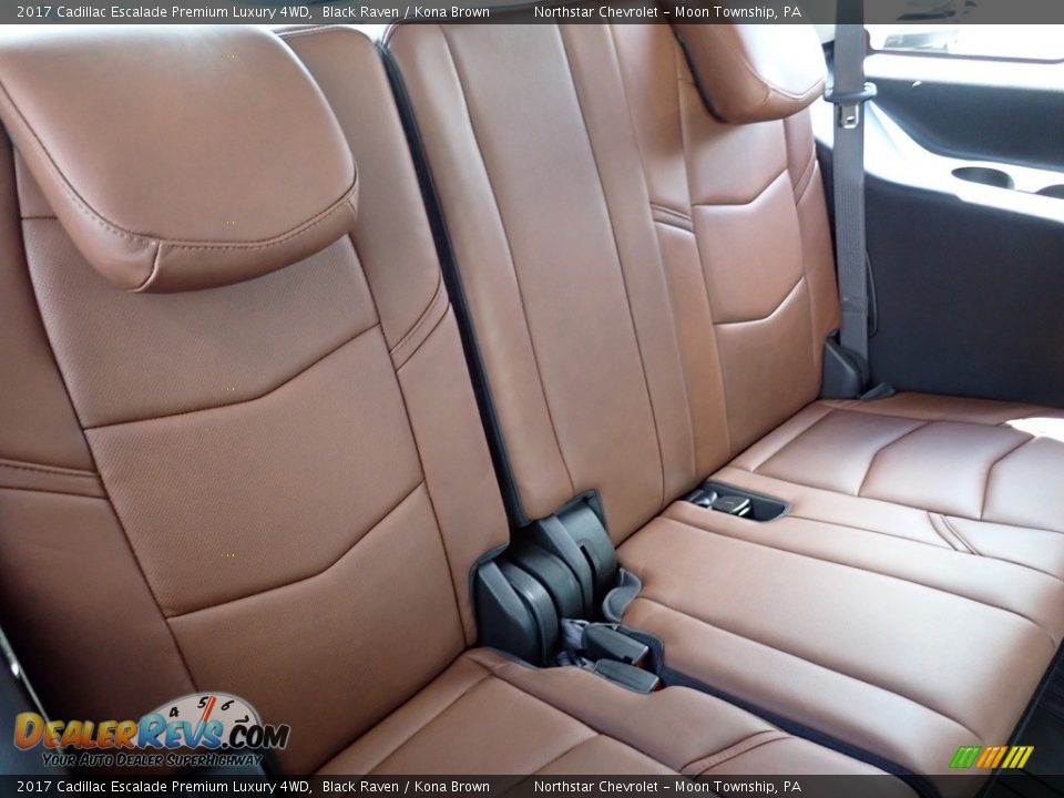 Rear Seat of 2017 Cadillac Escalade Premium Luxury 4WD Photo #19