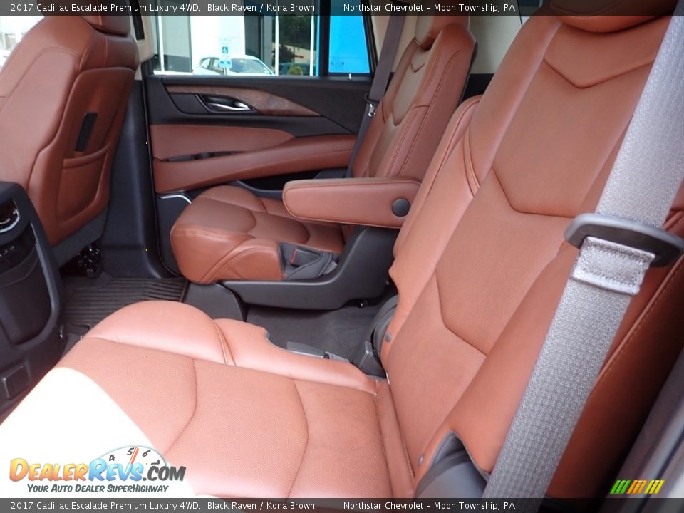 Rear Seat of 2017 Cadillac Escalade Premium Luxury 4WD Photo #21