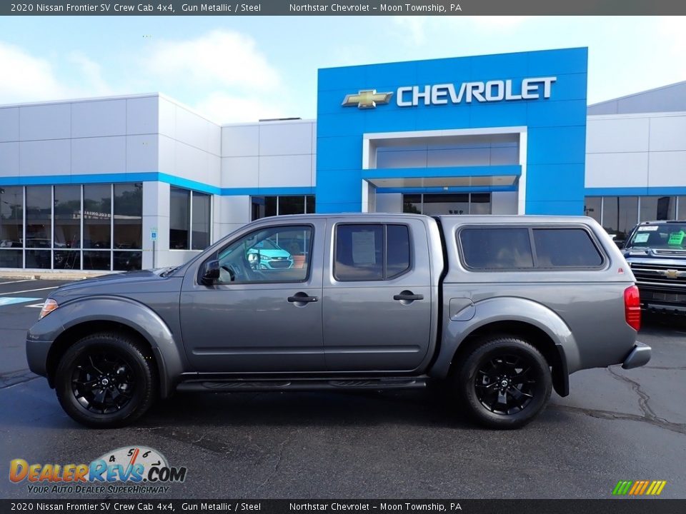 2020 Nissan Frontier SV Crew Cab 4x4 Gun Metallic / Steel Photo #3