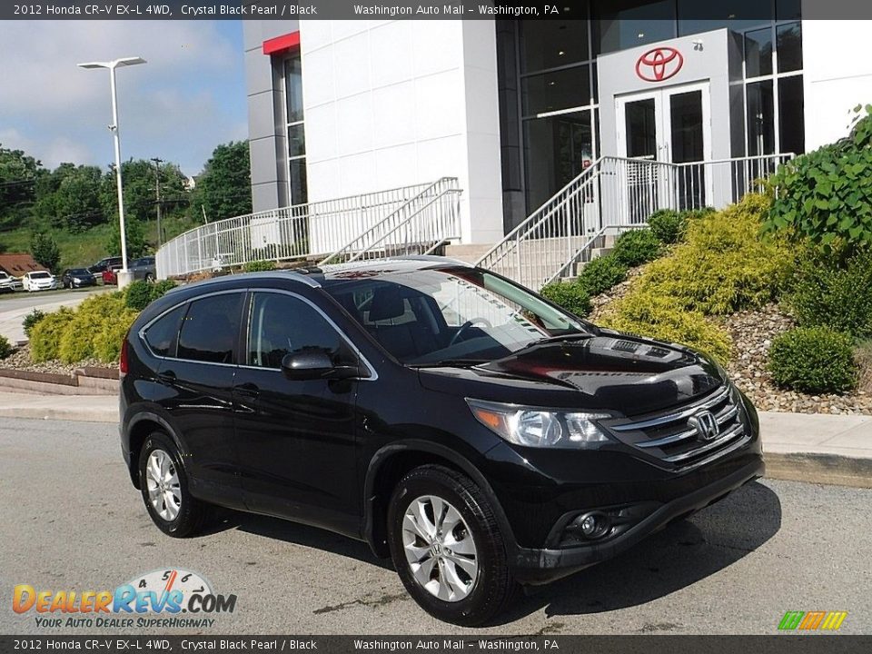 2012 Honda CR-V EX-L 4WD Crystal Black Pearl / Black Photo #1