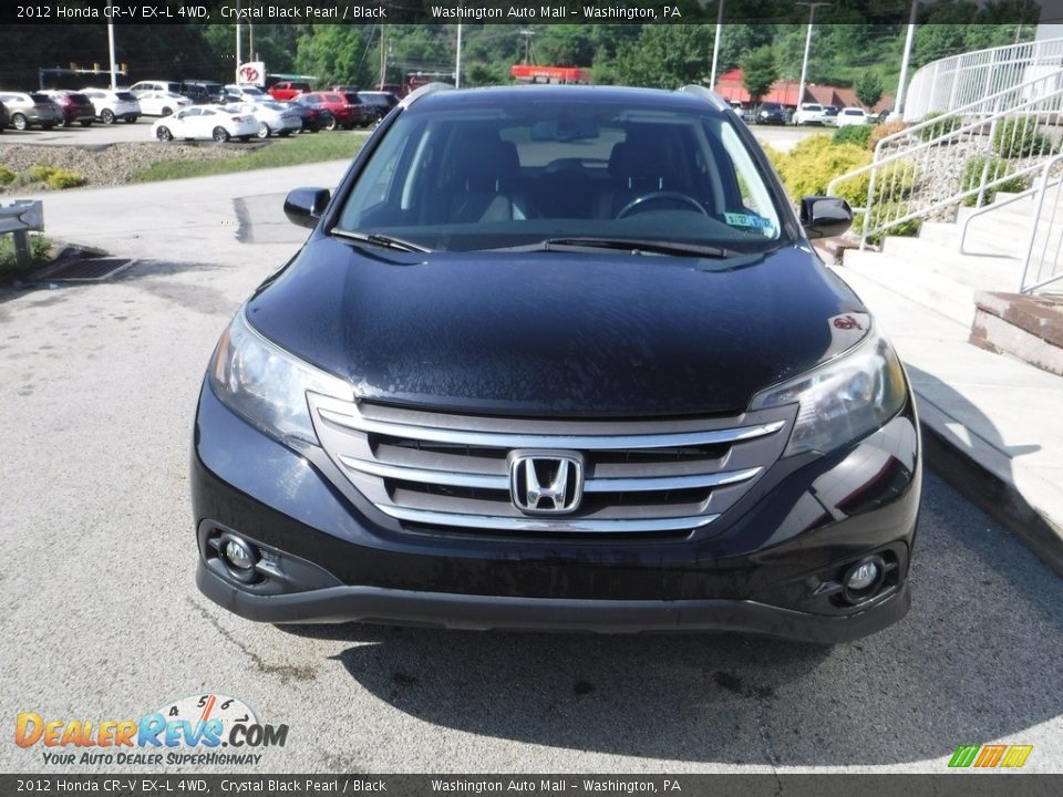 2012 Honda CR-V EX-L 4WD Crystal Black Pearl / Black Photo #10