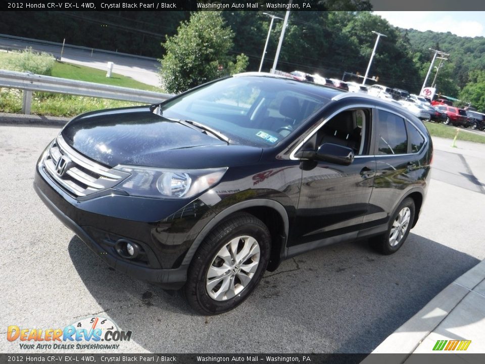 2012 Honda CR-V EX-L 4WD Crystal Black Pearl / Black Photo #11