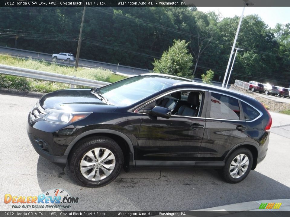 2012 Honda CR-V EX-L 4WD Crystal Black Pearl / Black Photo #12