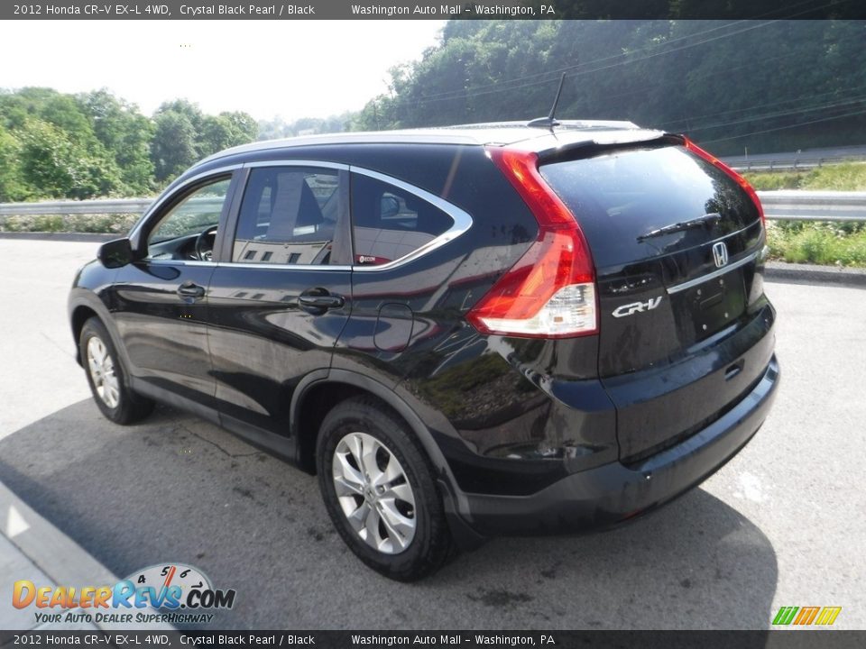 2012 Honda CR-V EX-L 4WD Crystal Black Pearl / Black Photo #13