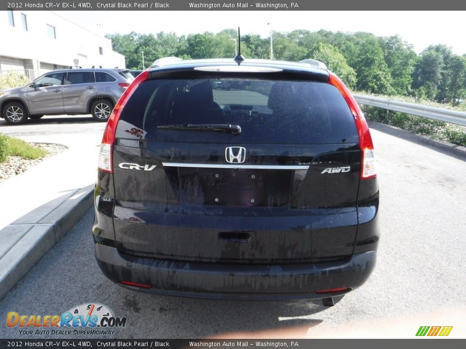 2012 Honda CR-V EX-L 4WD Crystal Black Pearl / Black Photo #15