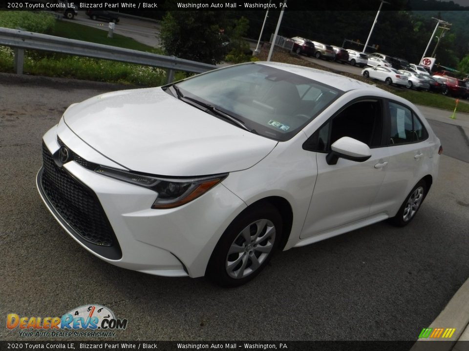 2020 Toyota Corolla LE Blizzard Pearl White / Black Photo #10