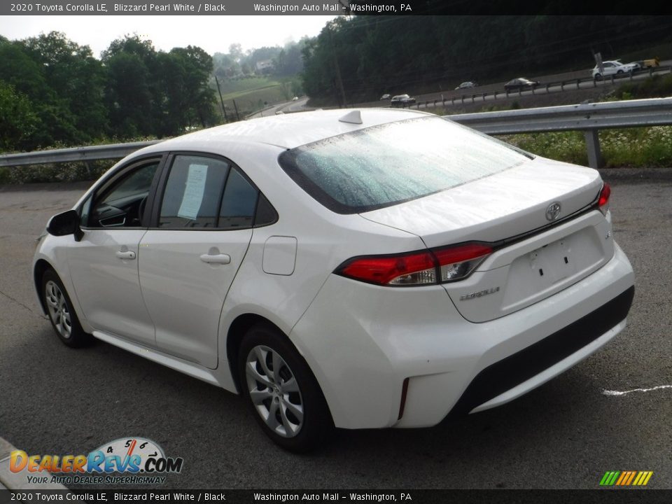 2020 Toyota Corolla LE Blizzard Pearl White / Black Photo #13