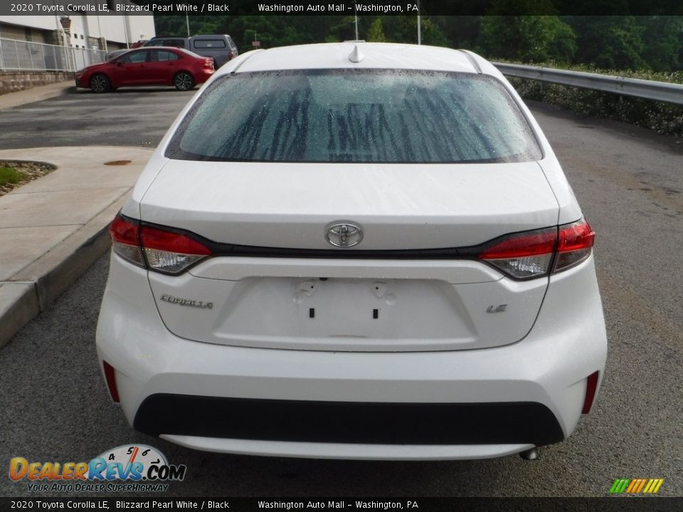 2020 Toyota Corolla LE Blizzard Pearl White / Black Photo #14