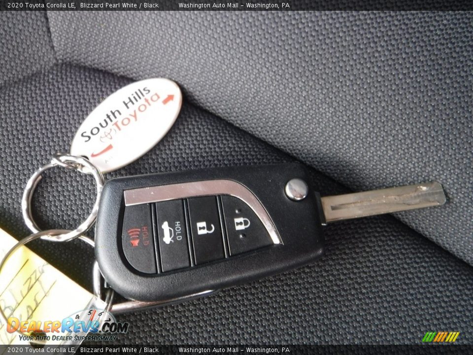 2020 Toyota Corolla LE Blizzard Pearl White / Black Photo #24