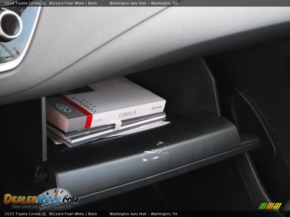 2020 Toyota Corolla LE Blizzard Pearl White / Black Photo #25