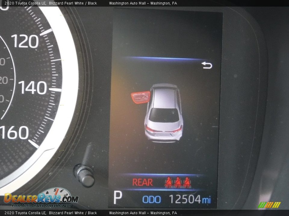 2020 Toyota Corolla LE Blizzard Pearl White / Black Photo #27